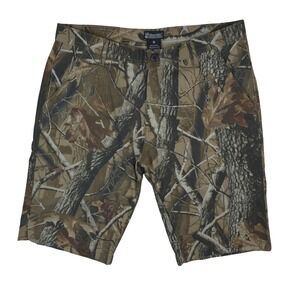Realtree Staghorn Creek Shorts Mens 36x12.5 Hardwoods Camo Hunting Outdoor